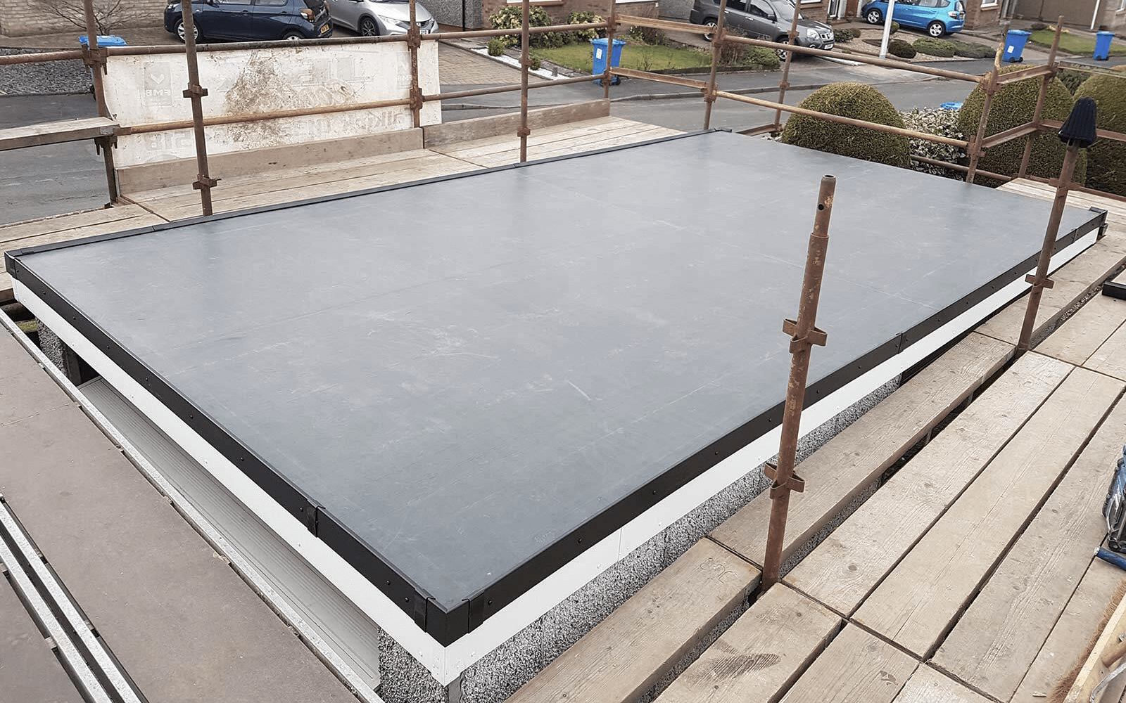 Hangover Roofing Work